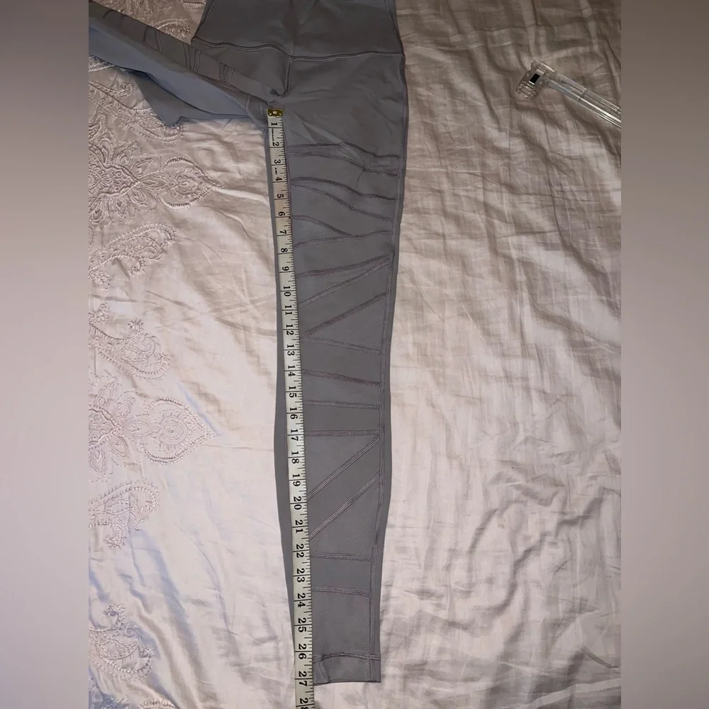Lululemon Wunder Under Mesh Panel Leggings Gray Size 4
